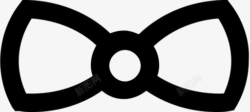 蝴蝶结包装时髦图标svg_新图网 https://ixintu.com 包装 时髦 正装 礼服 蝴蝶结