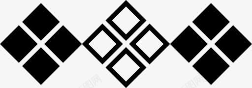 菱形花纹艺术图标svg_新图网 https://ixintu.com 图案 时尚 毛衣 艺术 菱形花纹 设计