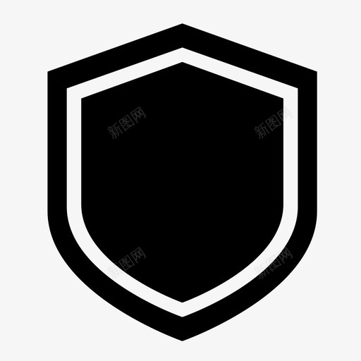 盾牌标志安全图标svg_新图网 https://ixintu.com 中世纪 保护 安全 标志 盾牌 通知 防御 防病毒