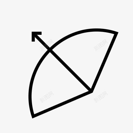 弓和箭最小莫姜图标svg_新图网 https://ixintu.com 地雷最小图标 地雷游戏 弓和箭 弓箭手 最小 沙盒 沙盒游戏 生存 生存游戏 莫姜 视频游戏 轮廓