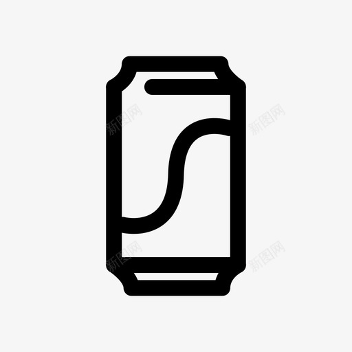 汽水罐铝合金饮料图标svg_新图网 https://ixintu.com 图标按小时 最小 汽水罐 铝合金 锡 锡罐 饮料