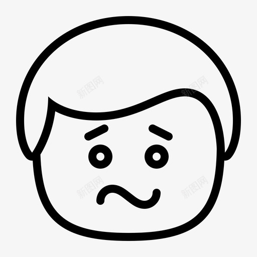 男人病人人图标svg_新图网 https://ixintu.com 人 卡哇伊 困惑 头 男人 男性 病 病人 脸 表情 迷路