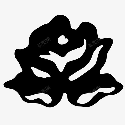 玫瑰花生长图标svg_新图网 https://ixintu.com 玫瑰 生命 生长 花 邮票