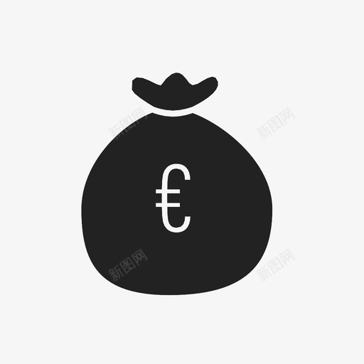 欧元贵重物品储蓄图标svg_新图网 https://ixintu.com 储蓄 欧元 欧洲 现金钱包 硬币 货币 贵重物品 钱包 钱袋