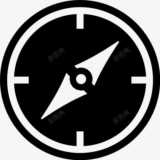 罗盘导航船图标svg_新图网 https://ixintu.com 导航 旅行 罗盘 船