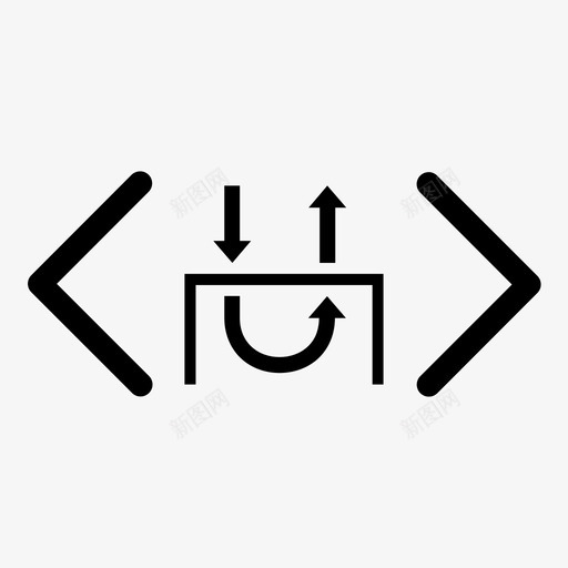 代码存根模式图标svg_新图网 https://ixintu.com 代码存根 模式