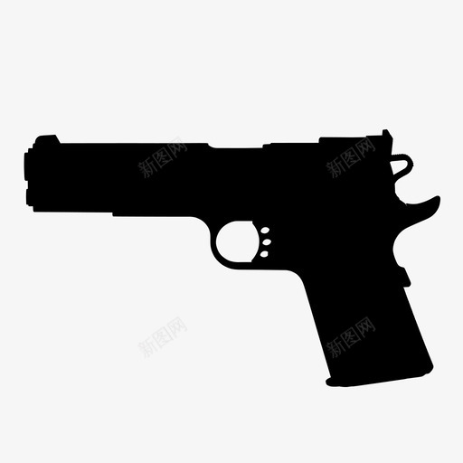 手枪武器射手图标svg_新图网 https://ixintu.com 万能手枪 射手 手枪 武器 火器 致命武器