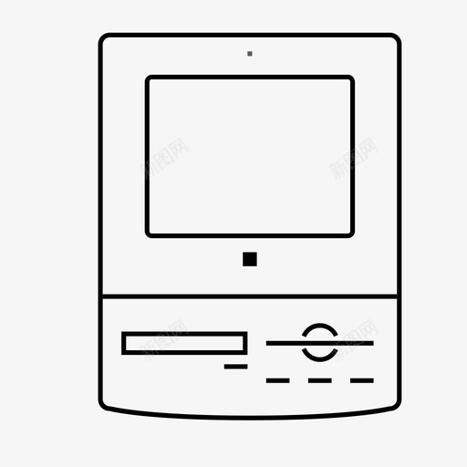 macintosh5000复古产品图标svg_新图网 https://ixintu.com macintosh5000 产品 复古 技术 旧 苹果产品 苹果公司 苹果计算机 计算机 设备
