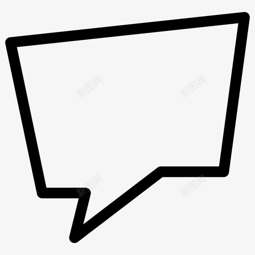 语音气泡表达式插图图标svg_新图网 https://ixintu.com 形状 插图 消息 线图标 表达式 讲话 语音气泡 说话人