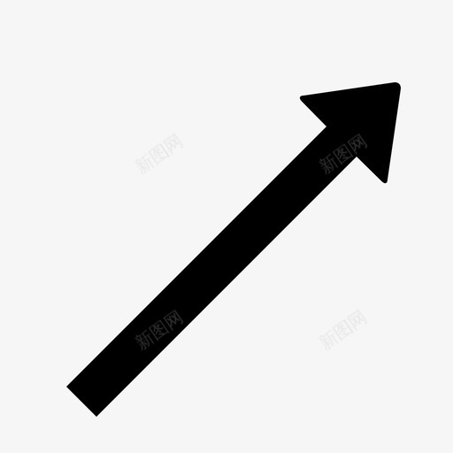 右上箭头角填充图标svg_新图网 https://ixintu.com 右上箭头 右上角 填充 标志性 角