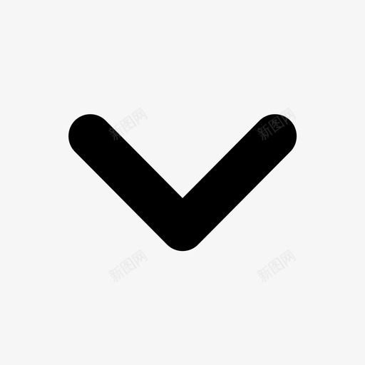 箭头向下引导图标svg_新图网 https://ixintu.com 下移 向下 导航 引导 指针 移动 箭头
