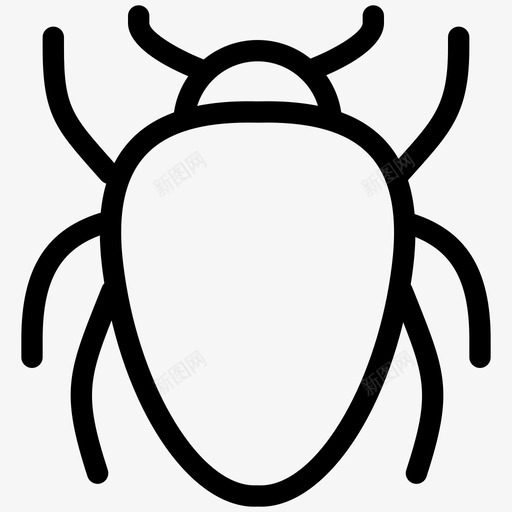 虫线图标无脊椎动物svg_新图网 https://ixintu.com 动物 动物图标 头 无脊椎动物 昆虫 甲虫 线图标 虫