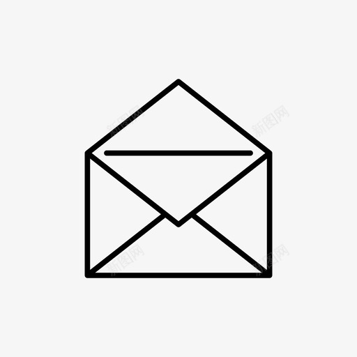 邮件学校邮递图标svg_新图网 https://ixintu.com 信件 信封 办公用品 学校 学校和办公室 开放式 邮件 邮政 邮资 邮递