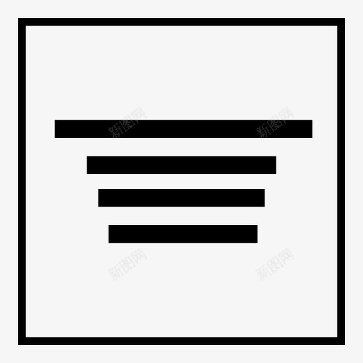 移动中心文本对齐图标svg_新图网 https://ixintu.com 文本对齐 移动中心