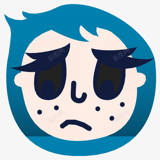 悲观图标svg_新图网 https://ixintu.com 悲观