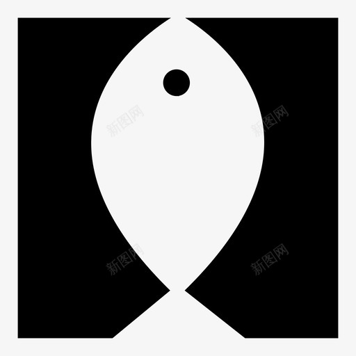 鱼教皇方济各图标svg_新图网 https://ixintu.com 教皇方济各 鱼
