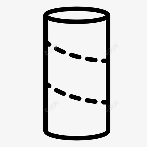 纸卷卫生纸卫生间图标svg_新图网 https://ixintu.com tp 卫生纸 卫生间 浴室 纸卷