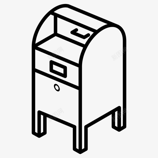邮箱邮政服务邮资图标svg_新图网 https://ixintu.com 信封 美国邮件 邮件服务 邮件递送 邮政服务 邮箱 邮资