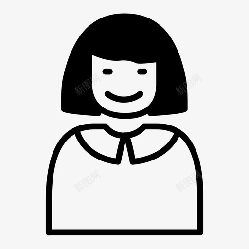 女儿青少年相关家庭图标svg_新图网 https://ixintu.com 个人 女儿 女孩 女性 孩子 家庭关系 相关家庭 青少年