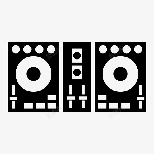 dj控制器音响设备音乐家图标svg_新图网 https://ixintu.com dj控制器 dj设备 音乐 音乐制作 音乐家 音乐设备 音响设备