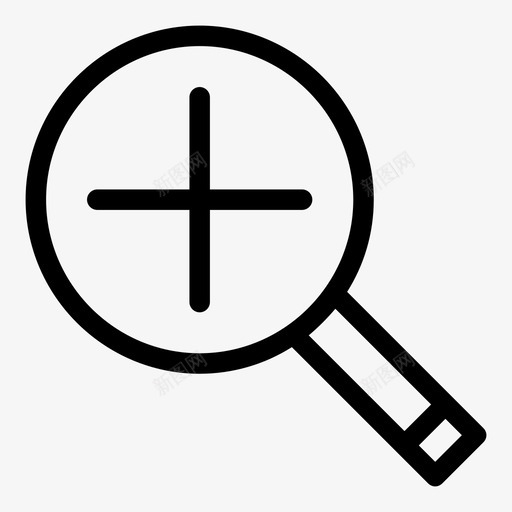 放大增大图标svg_新图网 https://ixintu.com 增大 放大