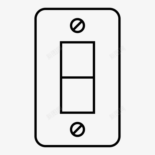 电灯开关关电图标svg_新图网 https://ixintu.com 关 开 电 电灯开关