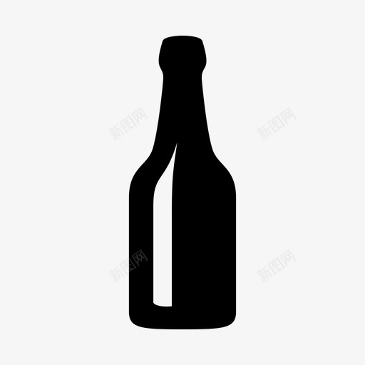 瓶子白酒水合物图标svg_新图网 https://ixintu.com 啤酒 水合物 玻璃杯 瓶子 白酒 葡萄酒 酒精 饮料