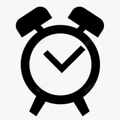 闹钟叫醒起床时间图标svg_新图网 https://ixintu.com 叫醒 响铃 起床 起床时间 通知 醒 铃 闹钟