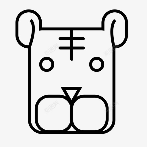 猫小狗宠物图标svg_新图网 https://ixintu.com 哺乳动物 宠物 小狗 小猫 狗头 狗脸 猫 猫头