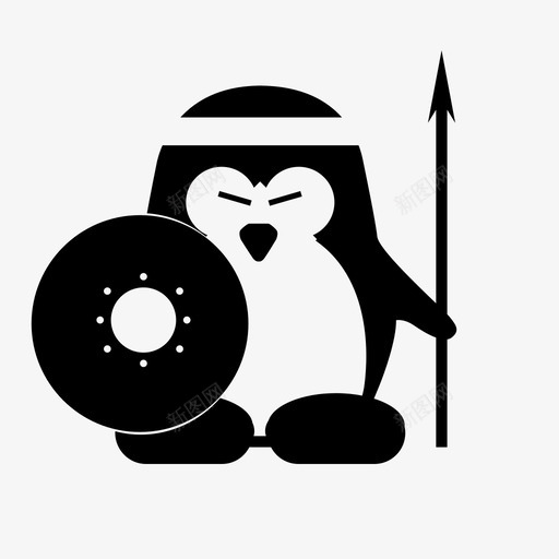 战士企鹅雪北极图标svg_新图网 https://ixintu.com 企鹅 冰 冷 冻 凉 北方 北极 战士企鹅 日本 雪