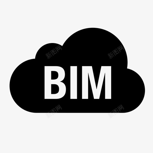 him云黑建筑信息模型图标svg_新图网 https://ixintu.com him云黑建筑信息模型