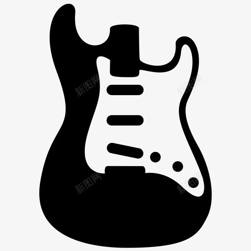 电吉他本体摇滚乐音乐家图标svg_新图网 https://ixintu.com jams 乐器 摇滚乐 电吉他本体 音乐家