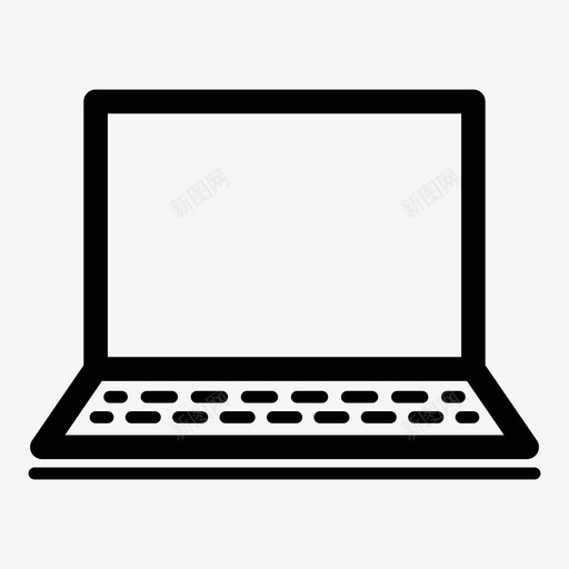 笔记本电脑屏幕个人电脑图标svg_新图网 https://ixintu.com 个人电脑 多媒体 屏幕 无线 桌面 电子 电脑 笔记本电脑 键盘
