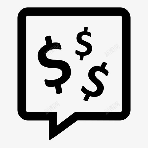 价格费率赎金图标svg_新图网 https://ixintu.com 价格 价格估算 价格标签 价格计算 奖励 奖品 报价 费率 赎金 销售