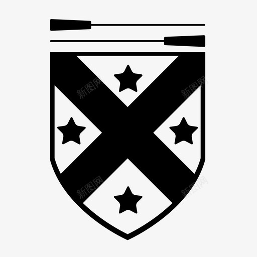 盾徽盾划船图标svg_新图网 https://ixintu.com 划船 划船盾徽 家族徽章 盾 盾徽 防御