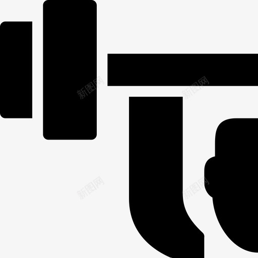 举重人个人图标svg_新图网 https://ixintu.com 个人 举重 人 伸展 健身 实心图标 形状 手臂和腿部伸展运动瑜伽 标志 运动 运动实心