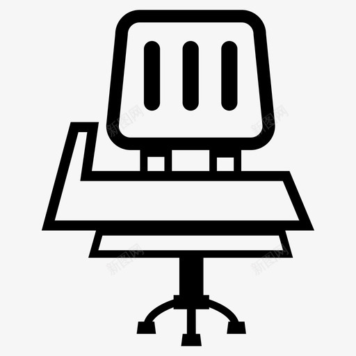 教室桌子学生座位图标svg_新图网 https://ixintu.com 学习 学校 学生 座位 教室 教室桌子 教育 椅子