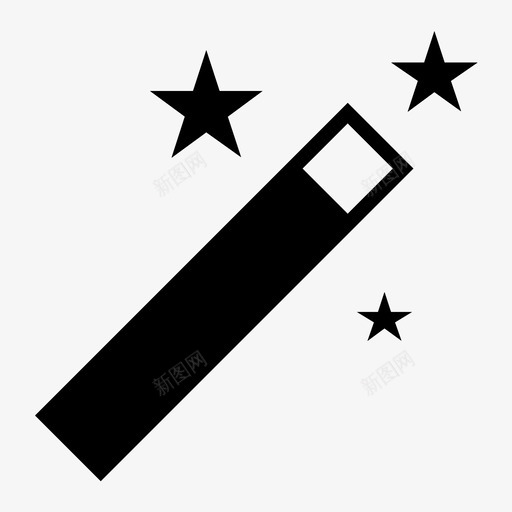 魔杖幻觉魔术师图标svg_新图网 https://ixintu.com 幻觉 魔术 魔术师 魔杖