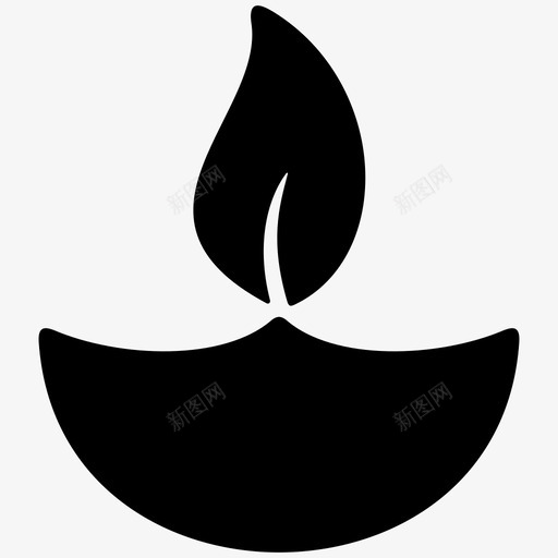 排灯油灯节日火焰图标svg_新图网 https://ixintu.com 排灯油灯 油灯 火焰 灯 灯笼 节日