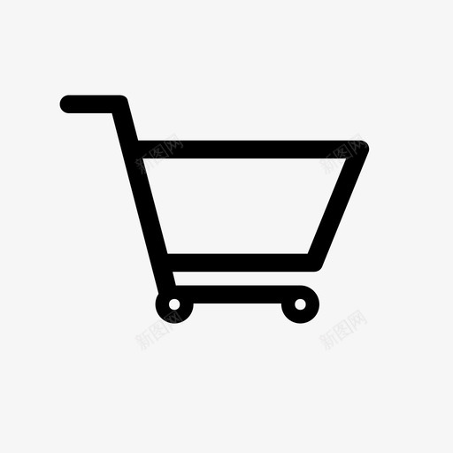 购物车商店运输图标svg_新图网 https://ixintu.com 商店 家庭 工资 经济 购物车 运输 零售