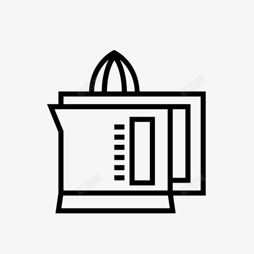 榨汁机新鲜橙汁图标svg_新图网 https://ixintu.com 新鲜 果肉 榨汁机 橙汁 水