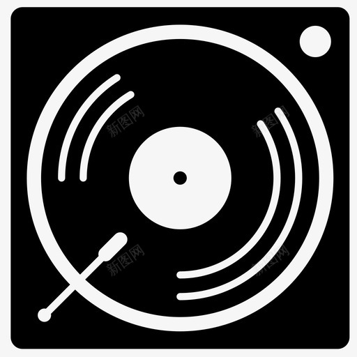 转盘刮擦录音机图标svg_新图网 https://ixintu.com dj 乐器 乐队 乙烯基 刮擦 哼唱 嘻哈 录音机 转盘 音乐 音乐会