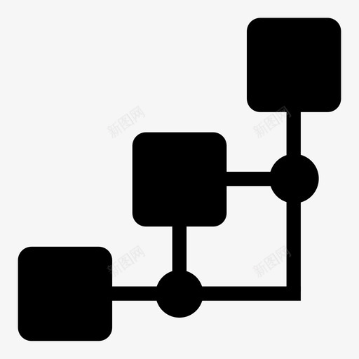 本体论根哲学图标svg_新图网 https://ixintu.com 分支 哲学 层次 本体论 根 系统 组织