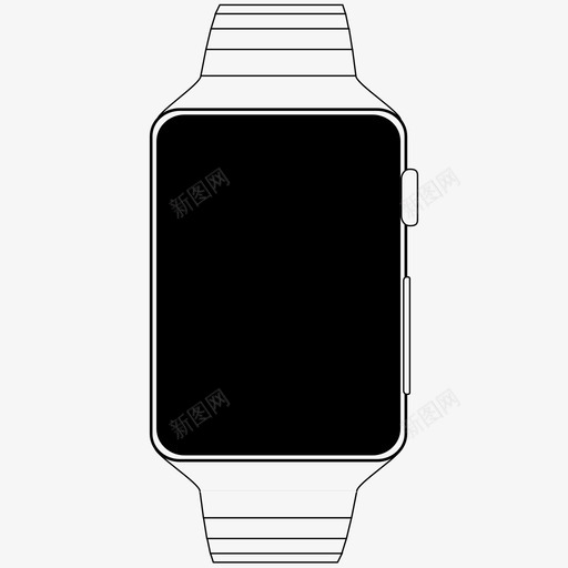 iwatch可穿戴技术穿戴技术图标svg_新图网 https://ixintu.com iwatch 互动设备 可穿戴技术 智能手表 科技穿戴 穿戴技术 配件