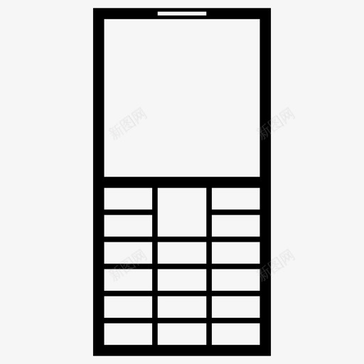手机移动设备诺基亚图标svg_新图网 https://ixintu.com 三星 手机 电话 移动设备 诺基亚