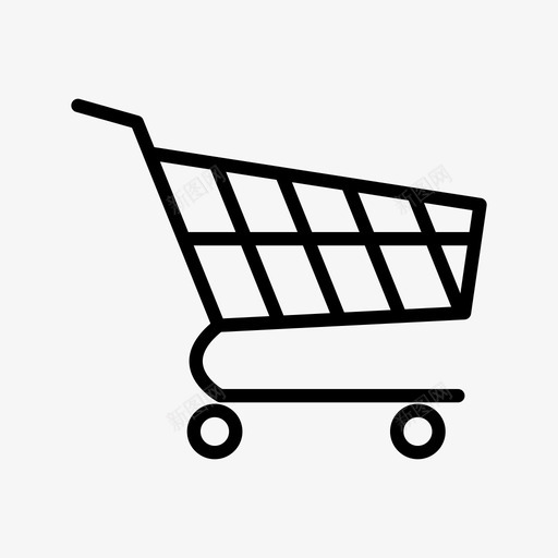 购物车购买商品图标svg_新图网 https://ixintu.com 商品 购买 购物车 零售