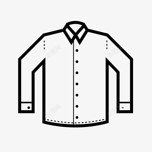 采购产品衬衫T恤长袖衬衫图标svg_新图网 https://ixintu.com T恤 化妆 打扮 正装衬衫 纽扣衬衫 衣服 采购产品衬衫 长袖 长袖衬衫