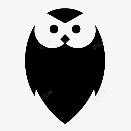 猫头鹰鸟类小鸟图标svg_新图网 https://ixintu.com 夜猫子 夜行 小鸟 猫头鹰 苍蝇 飞行 鸟类