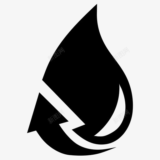 水处理水滴处理水图标svg_新图网 https://ixintu.com 净化水 处理水 水处理 水滴 清水 纯净水 纯化水