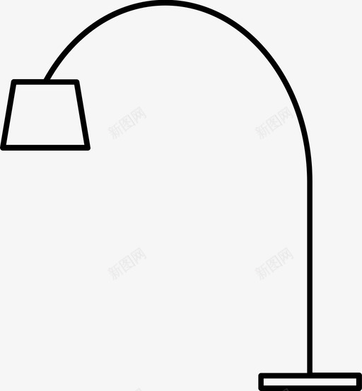 落地灯办公照明家居照明图标svg_新图网 https://ixintu.com 办公照明 室内设计 家居照明 照明 空间照明 落地灯 设计图标
